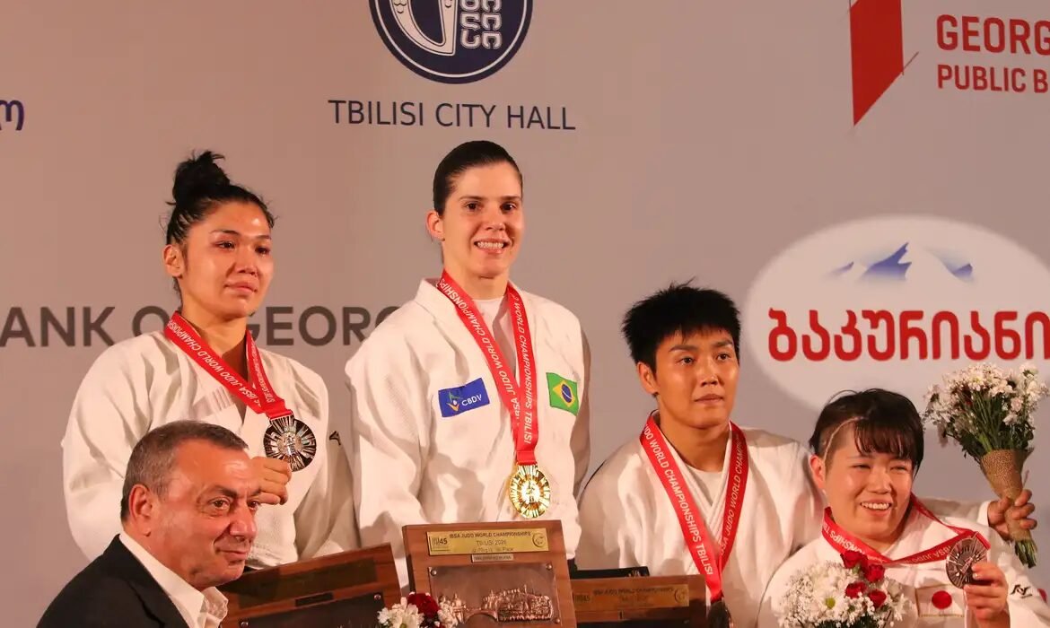Brasil fatura três ouros no Mundial Paralímpico de judô
