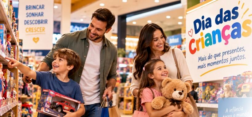 Compras on-line ganham força e quase dobram para o Dia das Crianças em Mato Grosso