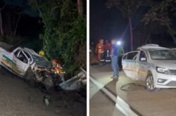 Motorista e passageiro morrem em acidente com três veículos perto de Cuiabá