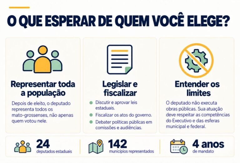 Saiba o que faz um deputado estadual