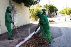 VG em Ação reforça limpeza e manutenção em diferentes regiões de Várzea Grande